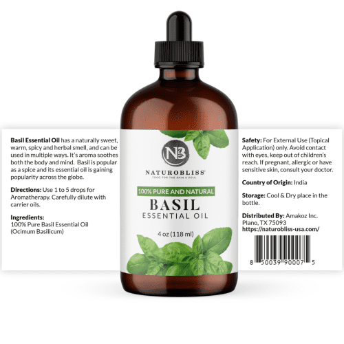 basil essential oil for hair growth