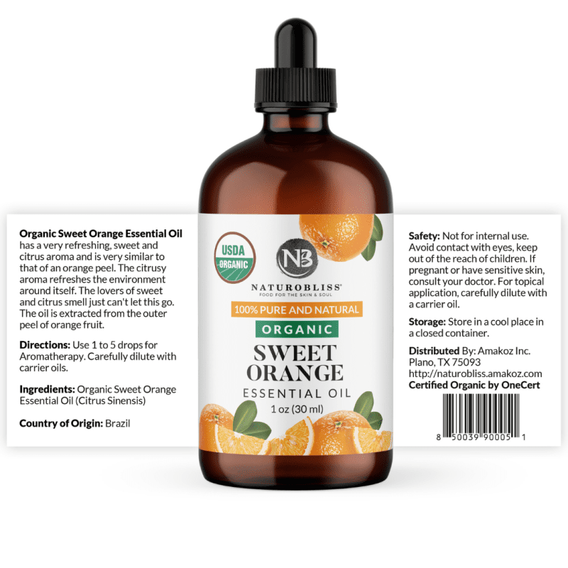 best organic orange essential oil